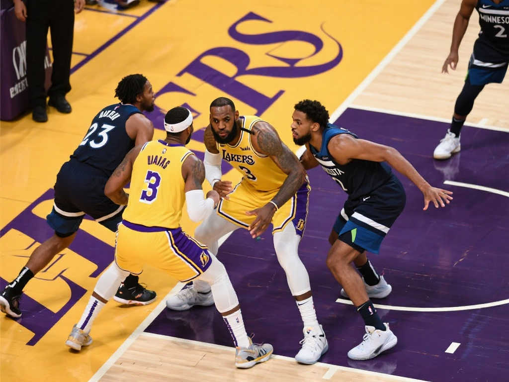 逆袭扳平!湖人防守压制森林狼,三巨头爆发无人能挡 逆袭扳平!湖人防守压制森林狼,三巨头爆发无人能挡